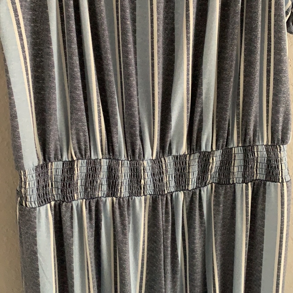 Striped blue jumpsuit - Picture 10 of 10